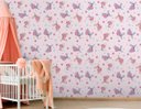 Ver imagem 1 de Papel de Parede Infantil - Coelhos e Corações Arte Destaque 3 Metros