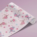 Ver imagem 4 de Papel de Parede Infantil - Coelhos e Corações Arte Destaque 3 Metros