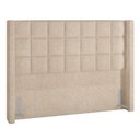 Ver imagem 1 de Cabeceira Cama Box King 195cm Pisa P02 Bouclé Bege - Mpozenato