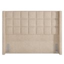 Ver imagem 6 de Cabeceira Cama Box King 195cm Pisa P02 Bouclé Bege - Mpozenato