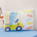 Ver imagem 4 de Jogo de Cama Kids Solteiro Infantil Malha 88x188x25cm Dino