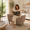 Ver imagem 6 de Recamier Grécia Decorativo 90 cm para Beira de Cama Capuccino