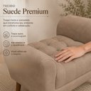 Ver imagem 4 de Recamier Grécia Decorativo 90 cm para Beira de Cama Capuccino