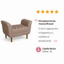 Ver imagem 7 de Recamier Grécia Decorativo 90 cm para Beira de Cama Capuccino