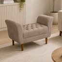 Ver imagem 2 de Recamier Grécia Decorativo 90 cm para Beira de Cama Capuccino