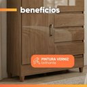 Ver imagem 7 de Cômoda Sapateira 4 Gavetas 1 Porta Maia