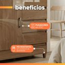 Ver imagem 6 de Cômoda Sapateira 4 Gavetas 1 Porta Maia