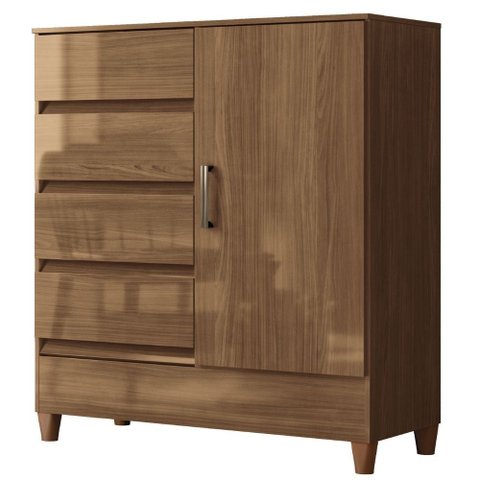 Cômoda Sapateira 4 Gavetas 1 Porta Maia
