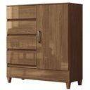 Ver imagem 1 de Cômoda Sapateira 4 Gavetas 1 Porta Maia