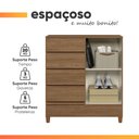 Ver mais imagens de Cômoda Sapateira 4 Gavetas 1 Porta Maia