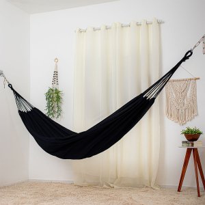 Rede de Dormir Jeans Life Basic Preta 3,90 X 1,40 M