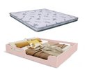 Ver imagem 1 de Cama Casal Montessoriana Infantil Princesa Grade de Proteção Lateral + Colchão Casal D23 -Rosa