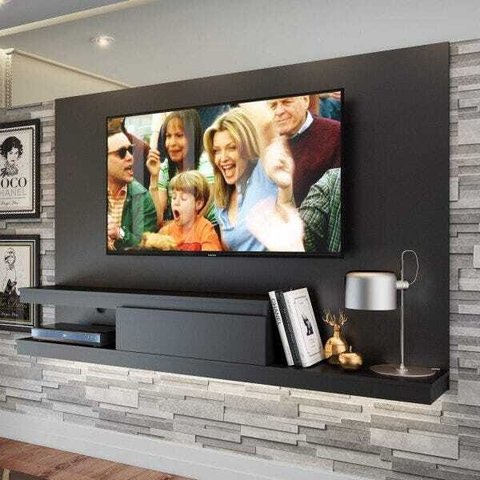 Painel TV 50" Quiditá Móveis CR25140 Preto