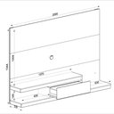 Ver imagem 4 de Painel para TV até 60" Preto