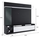 Ver imagem 3 de Estante Home para TV Até 60 Polegadas 1 Porta de Vidro Veneza Quiditá