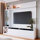 Ver imagem 1 de Estante Home para TV até 60 Polegadas 1 Porta de Vidro Veneza Quiditá