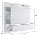 Ver imagem 3 de Estante Home para TV até 60 Polegadas 1 Porta de Vidro Veneza Quiditá