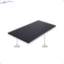 Ver imagem 3 de Kit 3 Prateleira Preta 70X35 Tampo Tabua Mdf Organizadora Decoração Cozinha Quarto Banheiro Sala