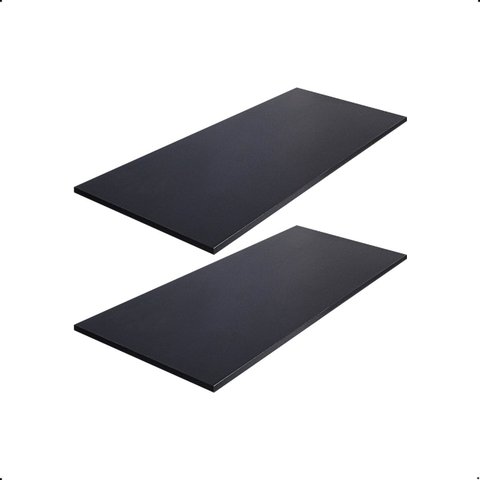 Kit 3 Prateleira Preta 70X35 Tampo Tabua Mdf  Organizadora Decoração Cozinha Quarto Banheiro Sala