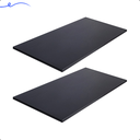 Ver imagem 2 de Kit 3 Prateleira Preta 70X35 Tampo Tabua Mdf Organizadora Decoração Cozinha Quarto Banheiro Sala