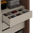 Ver imagem 5 de Guarda-Roupa Casal 4 Espelhos 2 Portas de Correr Essencial Espresso Móveis