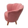 Mini Poltrona Pétala Infantil Decorativa Confortável Suede - 3