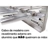 Churrasqueira Giratória Inox Gira Soft Grill 5 Espetos + Espeto Grelha Lado Direito - 5