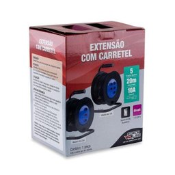 Extensão Tripolar com Carretel 10a 20m 5 Tom Force Line - 2