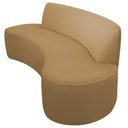 Ver imagem 1 de Sofá Orgânico 02 Lugares 150cm Mônaco Bouclé Camel Claro - Nexta Casa
