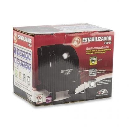 Estabilizador Evolution Iii - Monovolt 1000W Preto Forceline - 2
