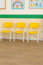 Ver imagem 1 de Kit 3 Cadeiras Infantil Iso Amarela Brinquedoteca Escolas Ecomhome
