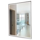 Ver imagem 2 de Espelho Decorativo com Moldura Dupla TaColado Moldura Branca 90 x 60cm