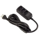 Ver imagem 1 de Extensao 3 Tomadas Tripolar 20a 5m Preto Force Line