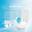 Ver imagem 3 de Assento Sanitario Poliester Antibacteriano Dama N Branco para Vaso Roca