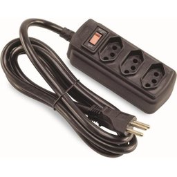 Filtro de Linha 3 Tomadas 1,5m 20a Preto Force Line - 1