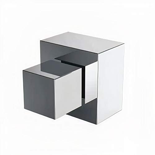 Acabamento Registro para Banheiro Quadrado 1 1/2 Padrão Deca Metal Luxo Del Metais - 1