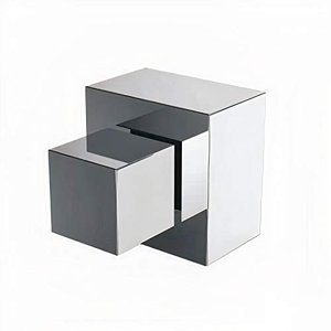 Acabamento Registro para Banheiro Quadrado 1 1/2 Padrão Deca Metal Luxo Del Metais