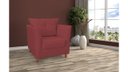 Ver imagem 3 de Poltrona Decorativa Isis Suede Marsala Pés Madeira Mz Decor