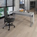 Ver imagem 1 de Mesa Escrivaninha Escritório 1,50m X 0,70m Pés Metal F5