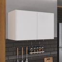 Ver imagem 1 de Armário de Cozinha Aéreo 2 Portas Multimóveis Mp2154 Branco