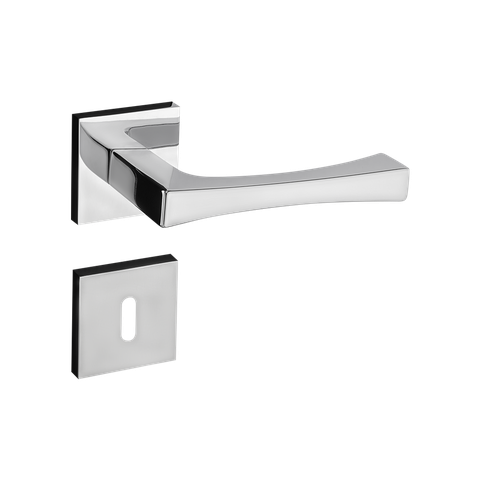 Fechadura de Porta Pado Vivaldi Cromada 40mm Interna