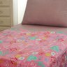 Manta Portallar Flanela Estampada Meow 1,50m X 2,20m Rosa - 1