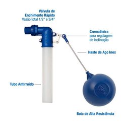 Torneira de Boia para Caixa D'água Censi - 3