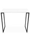 Ver imagem 3 de Mesa Escrivaninha Apoio Multiuso Industrial Compacta 900 mm Cor:Preto/Branco