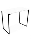 Ver imagem 2 de Mesa Escrivaninha Apoio Multiuso Industrial Compacta 900 mm Cor:Preto/Branco