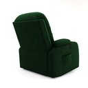 Ver imagem 7 de Poltrona do Papai Reclinável Giratória e Balanço Sala de Cinema Crihs Manual Glider Veludo Verde Esmeralda G23 - Gran Belo