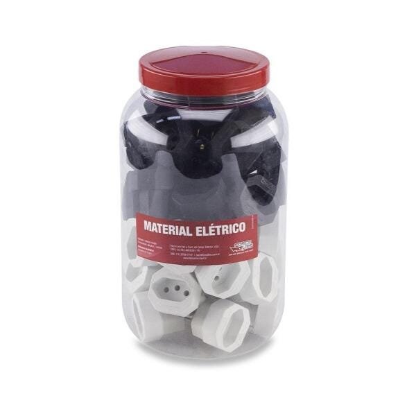 Pote com 40 Pcs do Pino Adaptador Novo Pt E Br Forceline - 1