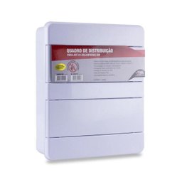 Quadro Distribuição com Barramento 24 Din Embutir Forceline - 7