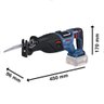 Kit Serra Sabre e Martelete Freedom 220v + Bolsa + Bateria e Carregador Bosch - 9