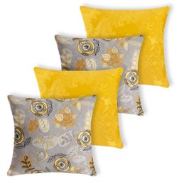 Kit 4 capas de Almofada Jacquard Manchester - 2246 - 1